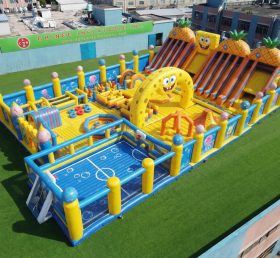 GF3-686 Parco Gonfiabile Gigante a Tema SpongeBob