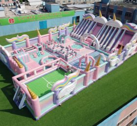 GF3-695 Parco Gonfiabile Gigante a Tema Unicorno