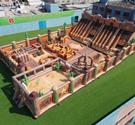 GF3-696 Parco Gigante Gonfiabile a Tema Far West