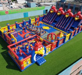 GF3-697 Parco Gonfiabile Gigante a Tema Woody Woodpecker