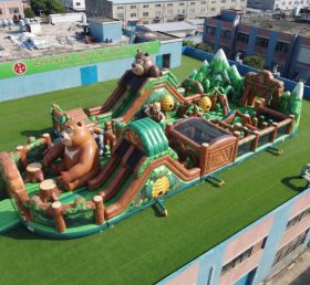 GF3-698 Parco Giochi Gonfiabile a Tema Boonie Bears