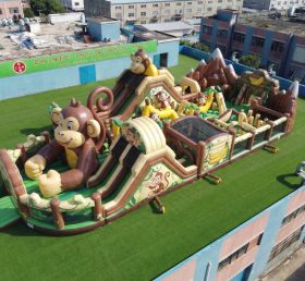 GF3-711 Parco Giochi Gonfiabile a Tema Scimmia