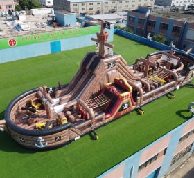 GF3-714 Parco Giochi Gonfiabile a Tema Pirati