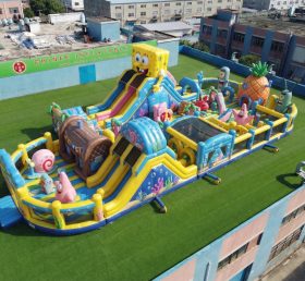 GF3-717 Parco Giochi Gonfiabile a Tema SpongeBob