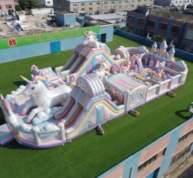 GF3-720 Playground Gonfiabile a Tema Unicorno