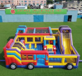 GF3-735 Parco Giochi Gonfiabile a Tema Autobus