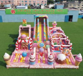 GF3-737 Parco Giochi Gonfiabile a Tema Caramelle