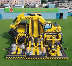 GF3-744 Parco Giochi Gonfiabile a Tema Escavatore