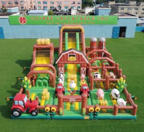 GF3-747 Parco giochi gonfiabile a tema fattoria