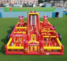 GF3-751 Parco Giochi Gonfiabile a Tema Autopompa