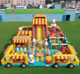 GF3-752 Parco Giochi Gonfiabile a Tema Camion di Cibo