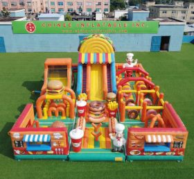 GF3-753 Parco giochi gonfiabile a tema camion di cibo