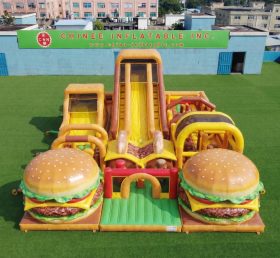 GF3-754 Parco Giochi Gonfiabile a Tema Hamburger