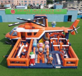 GF3-756 Parco Giochi Gonfiabile a Tema Elicottero