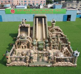 GF3-762 Parco giochi gonfiabile a tema stile militare