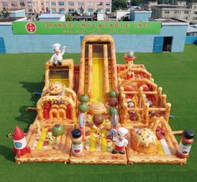 GF3-766 Parco Giochi Gonfiabile a Tema Pizza