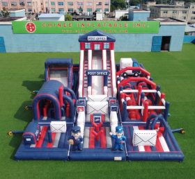 GF3-770 Parco Giochi Gonfiabile a Tema Ufficio Postale