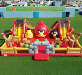 GF3-780 Parco Giochi Gonfiabile a Tema Angry Birds