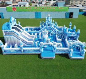 GF3-795 Parco Giochi Gonfiabile a Tema Frozen