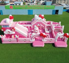 GF3-796 Parco Giochi Gonfiabile a Tema Hello Kitty