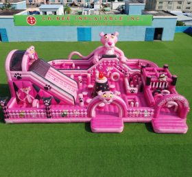 GF3-813 Parco giochi gonfiabile a tema Pantera Rosa