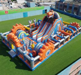 GF3-818 Parco giochi gonfiabile a tema Rusty Rivets