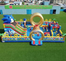 GF3-824 Parco giochi gonfiabile a tema Sonic