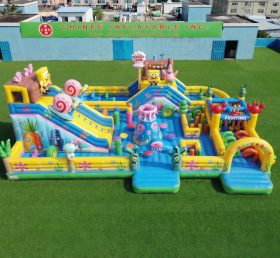 GF3-826 Parco Giochi Gonfiabile a Tema SpongeBob