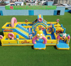 GF3-829 Parco giochi gonfiabile a tema I Simpson