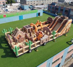 GF3-847 Parco Gonfiabile a Tema Far West
