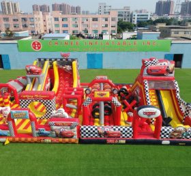 GF3-856 Parco Gonfiabile a Tema Cars