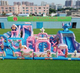 GF3-865 Parco Gonfiabile a Tema Lilo & Stitch