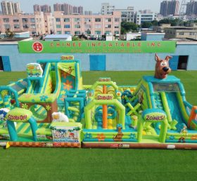 GF3-875 Parco Gonfiabile a Tema Scooby-Doo