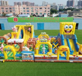 GF3-879 Parco Gonfiabile a Tema SpongeBob