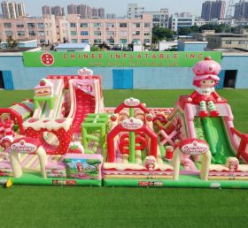 GF3-881 Parco Gonfiabile a Tema Fragolina Dolcecuore