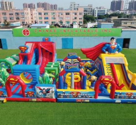 GF3-882 Parco Gonfiabile a Tema Superman