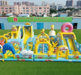 GF3-886 Parco Gonfiabile a Tema I Simpson