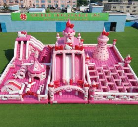 GF3-909 Parco Gonfiabile a Tema Hello Kitty