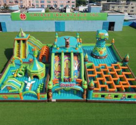 GF3-921 Parco Gonfiabile a Tema Scooby-Doo
