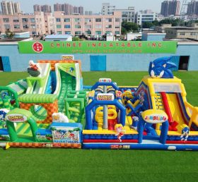 GF3-923 Parco Gonfiabile a Tema Sonic