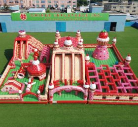 GF3-926 Parco Gonfiabile a Tema Strawberry Shortcake