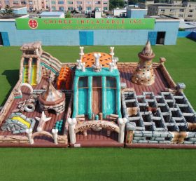 GF3-927 Parco Gonfiabile a Tema I Flintstones