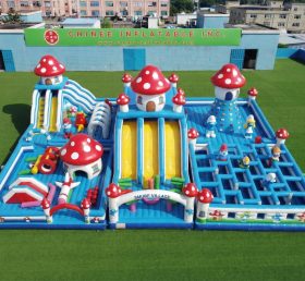 GF3-930 Parco Gonfiabile a Tema I Puffi