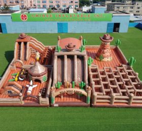 GF3-933 Parco Gonfiabile a Tema Far West