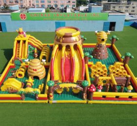 GF3-934 Parco Gonfiabile a Tema Winnie the Pooh