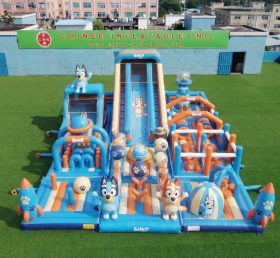 GF3-941 Parco giochi gonfiabile a tema Bluey