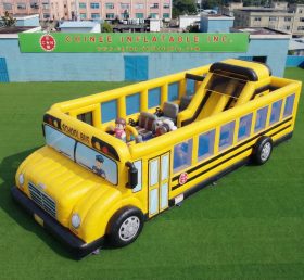 GF3-943 Playground gonfiabile a tema autobus