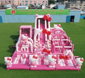 GF3-956 Parco Giochi Gonfiabile a Tema Hello Kitty