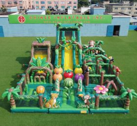 GF3-957 Parco Giochi Gonfiabile a Tema Giungla