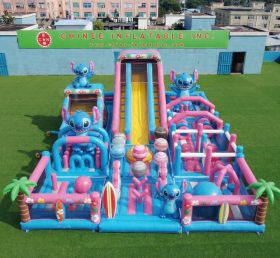 GF3-959 Parco giochi gonfiabile a tema Lilo & Stitch